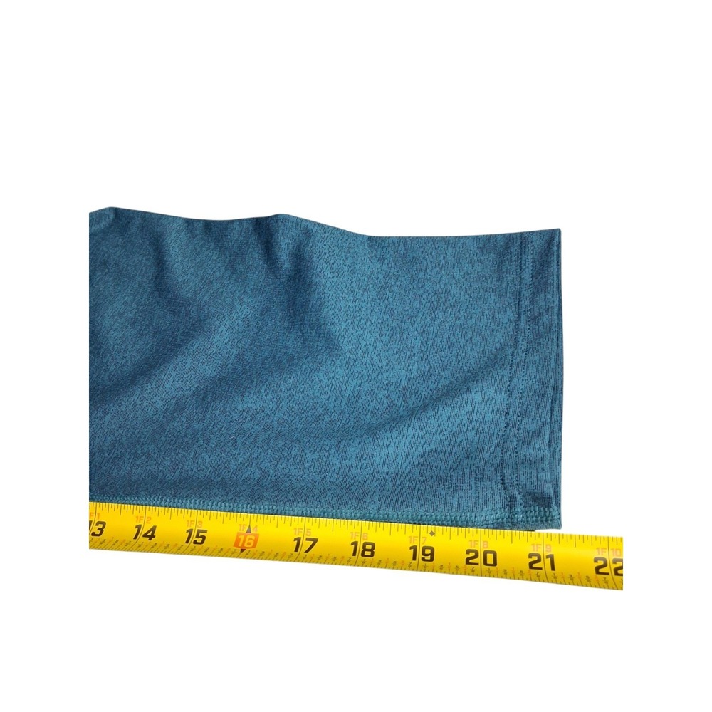 Tek Gear Women's Capri Leggings XXL Teal Athletic Workout Yoga Pants Pockets - Picture 9 of 10